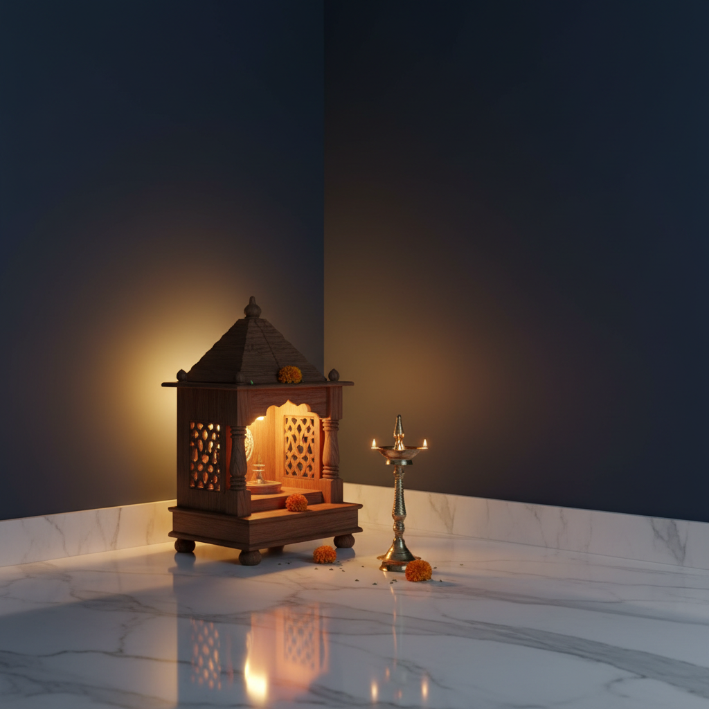 Pooja Room as per Vastu: Idol Direction, Colours and Lighting